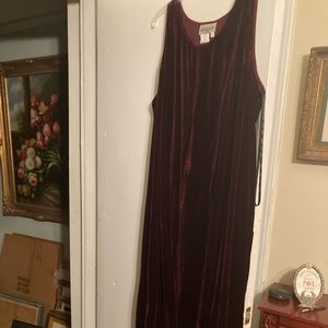 NWT David Dart velvet shift with jacket